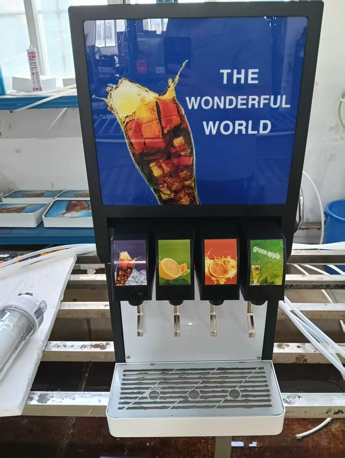4 Flavor Fountain Soda Machine