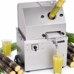 New Stainless Steel Commercial Sugarcane Juicer 500W Fully Automatic Vertical Sugarcane Juicer Suitable Industrial Retail Use
